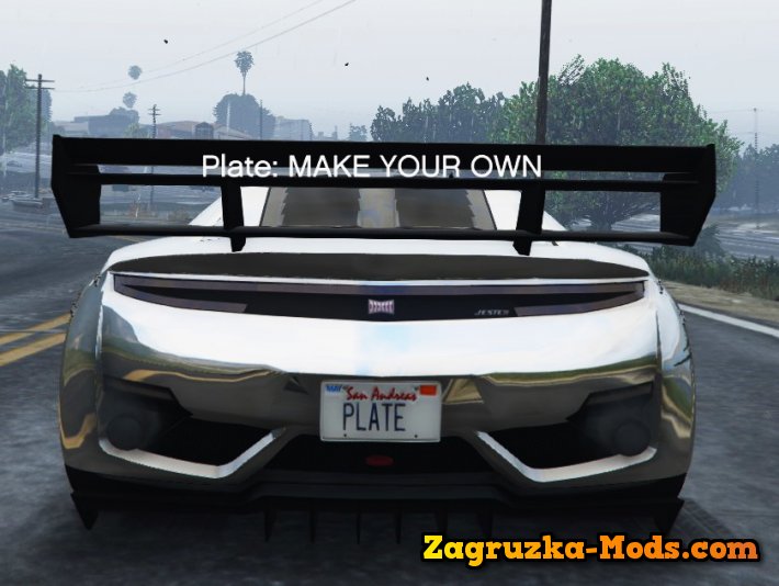 Customize Plate v1.0 for GTA 5