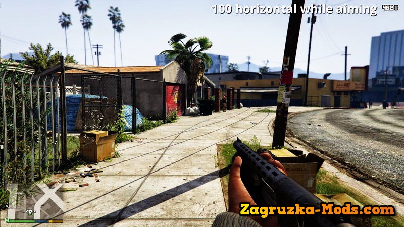 Field of View in First Person Mode v1.1 for GTA V