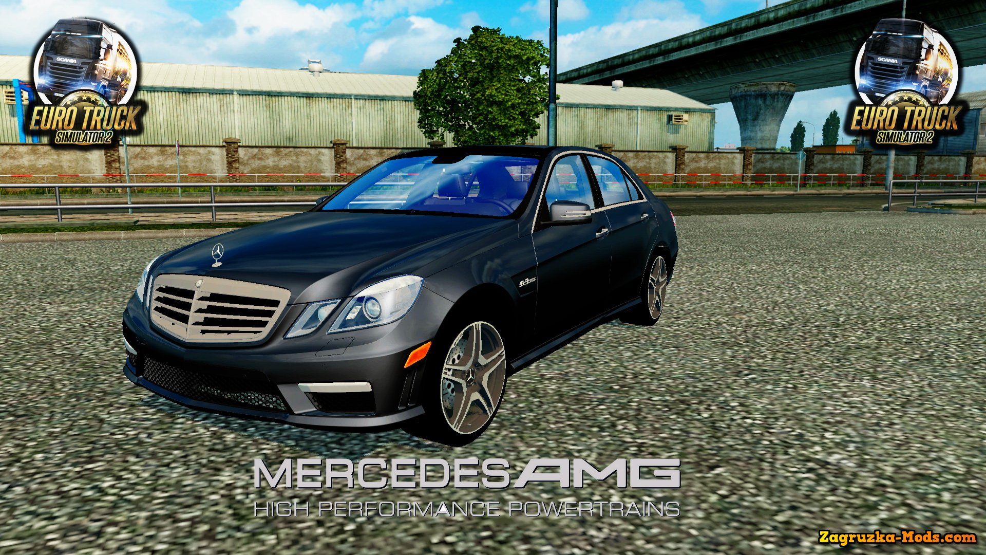 Mercedes E63 AMG + Interior v3.0 for ETS 2