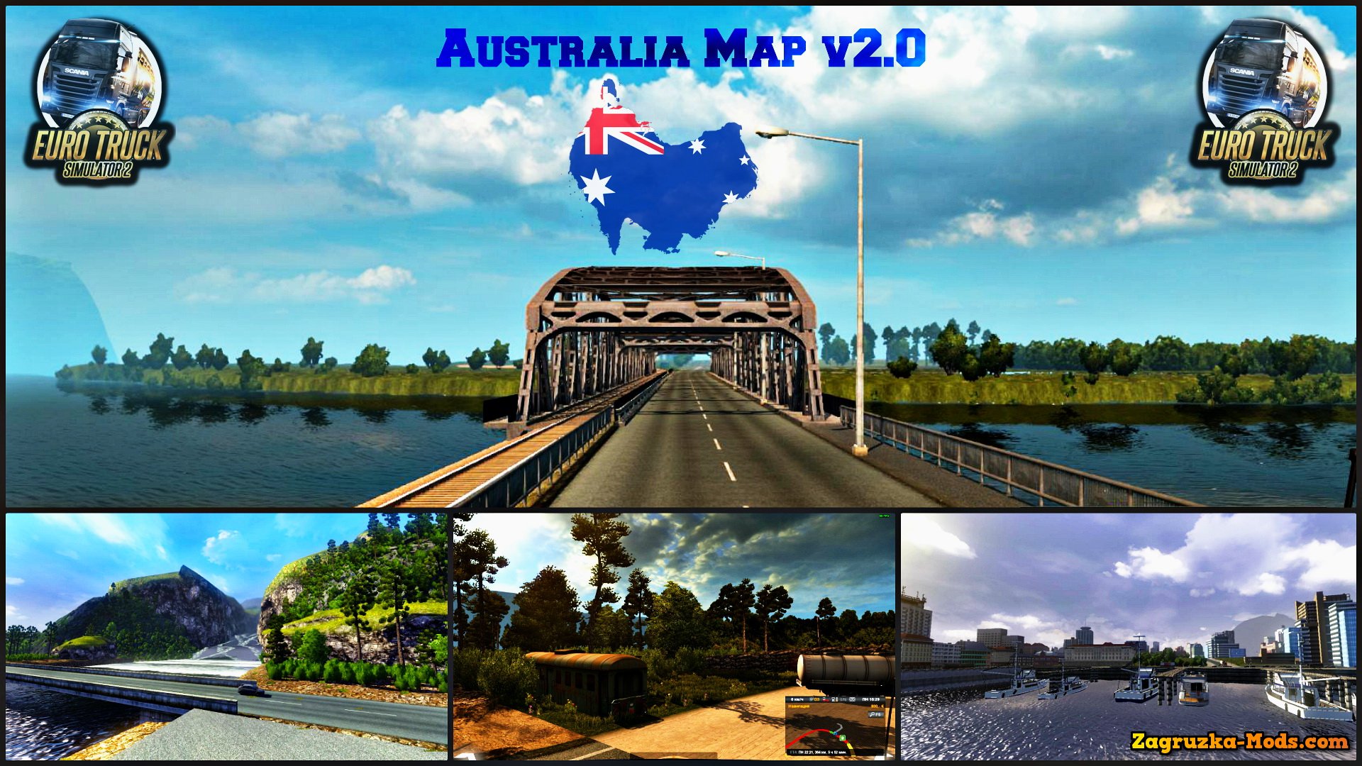 Australia Map v2.0 for ETS 2