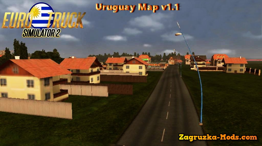 Uruguay Map v1.1 for ETS 2