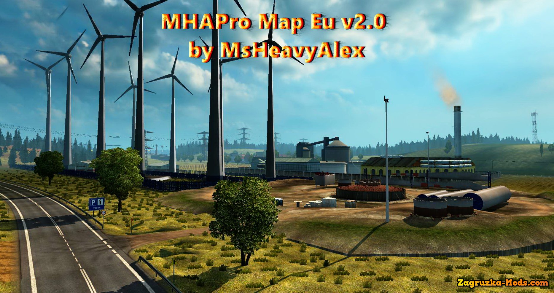 MHAPro Map Eu v2.0 by MsHeavyAlex for ETS 2