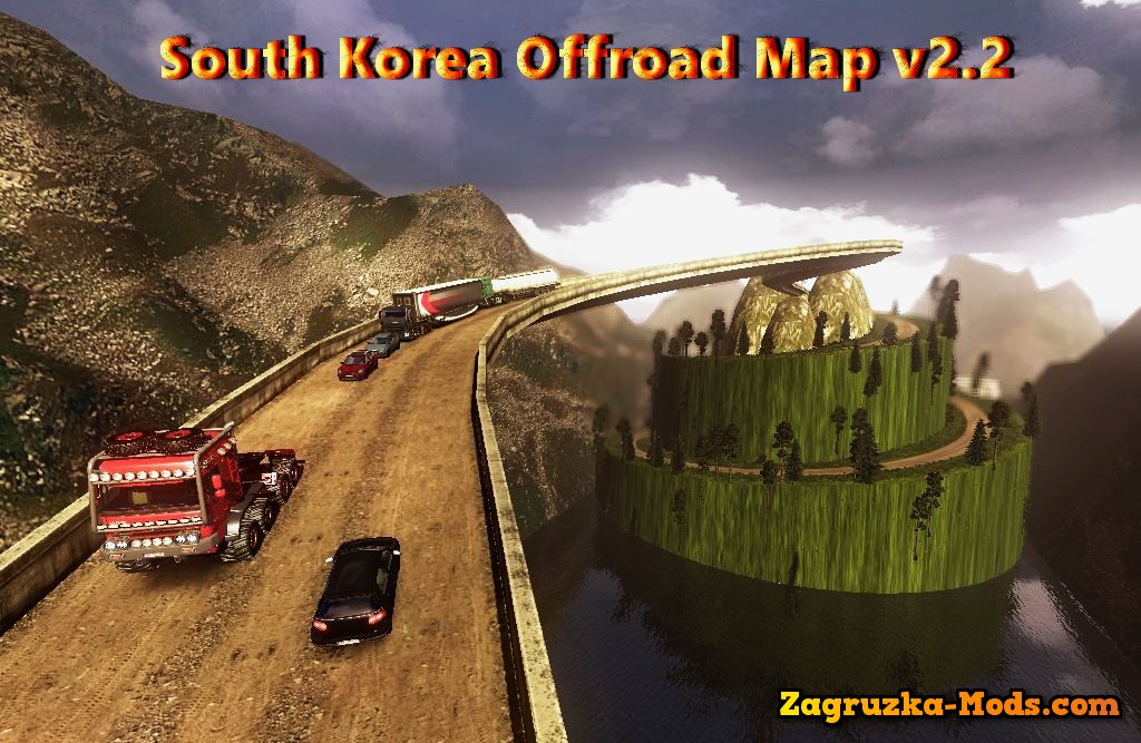 South Korea Offroad Map v2.2 for ETS 2