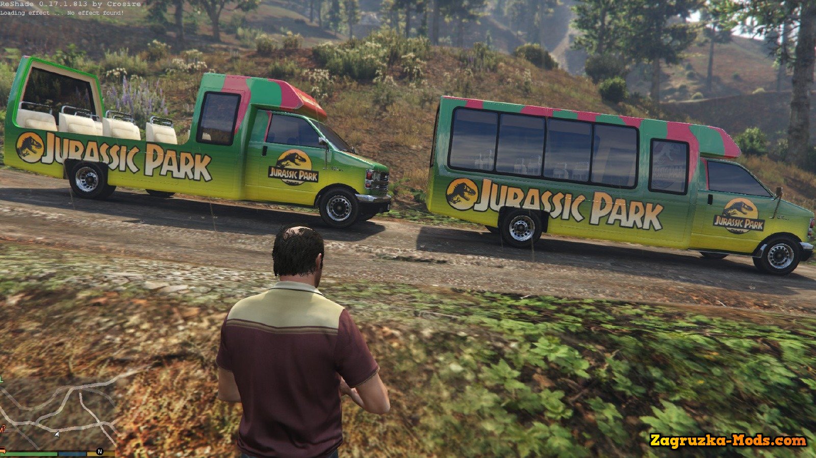 Jurassic Park Tour Bus v1.0 for GTA 5 » Simulator Mods | ETS2 | ATS ...