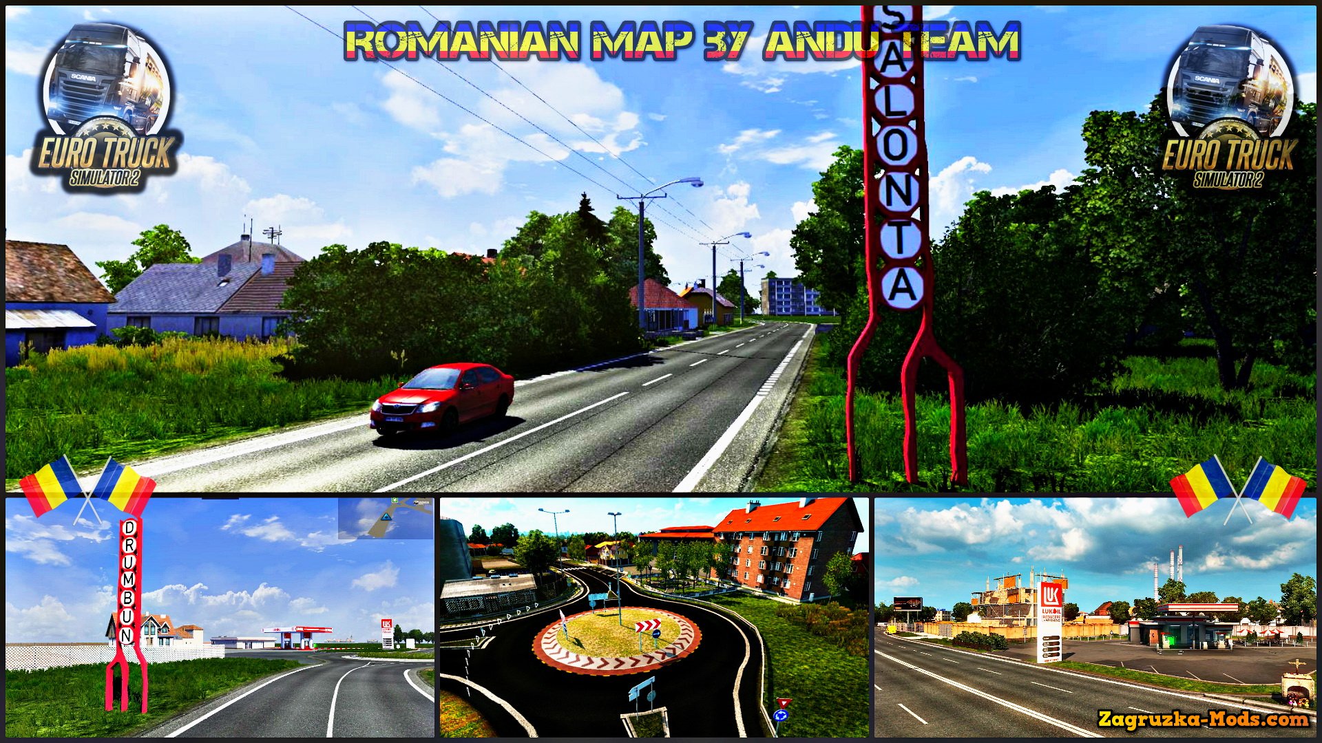 Romanian Map v0.3a by Andu Team for ETS 2