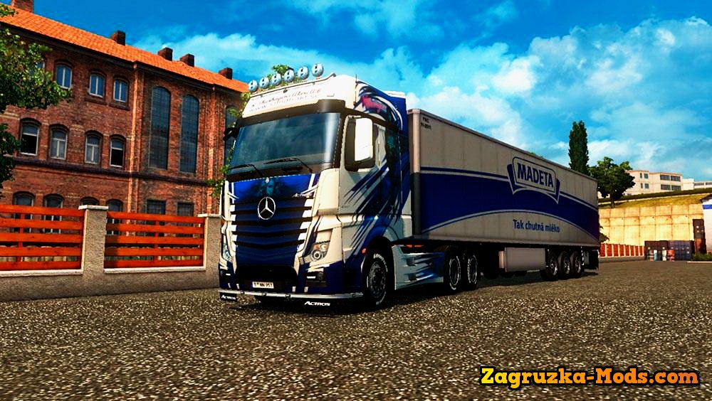 Mercedes Actros MPIV R.Thurhagens Skin v1.0 for ETS 2