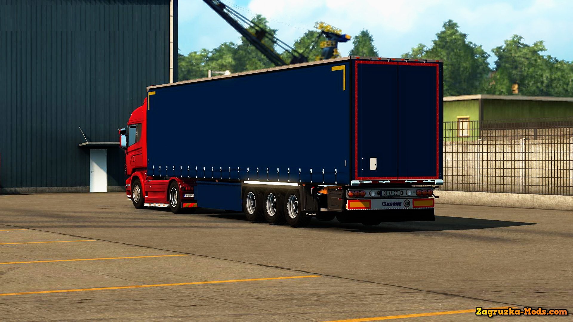 Trailer Krone Profiliner Realistic v1.0 for ETS 2