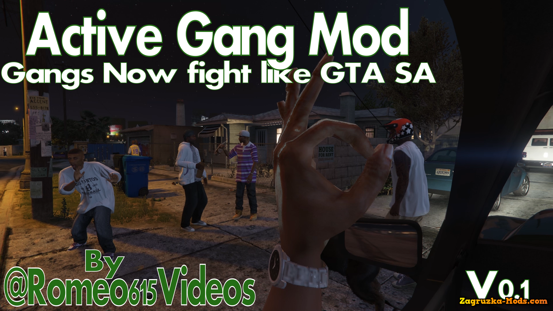 Active Gang Mod v0.1a for GTA 5