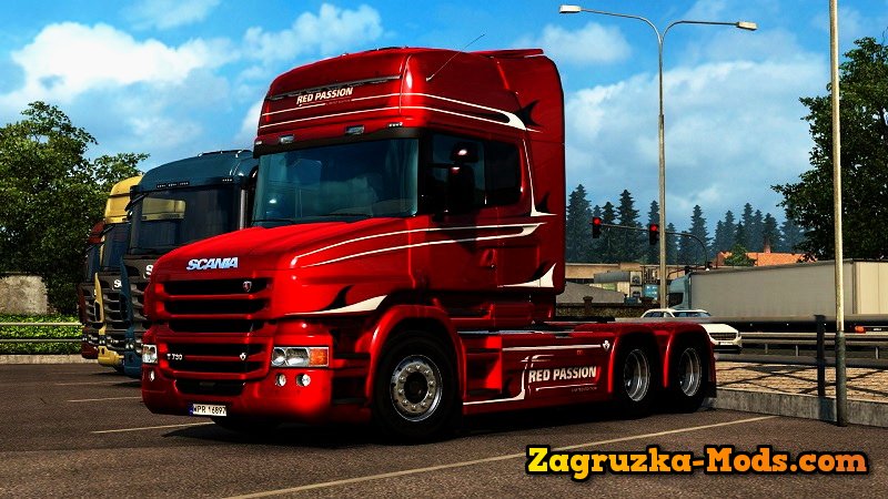 Scania T Red Passion Limited Edition Skin v2.0 for ETS 2