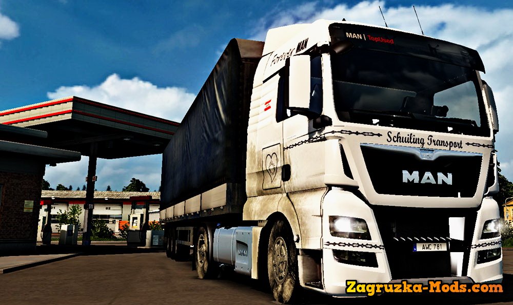 MAN TGX Euro 6 Dirty Skin v1.0 by Stagg for ETS 2