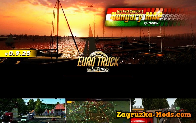 Hungary Map v0.9.25 (v1.18.x) by Frank007 for ETS 2