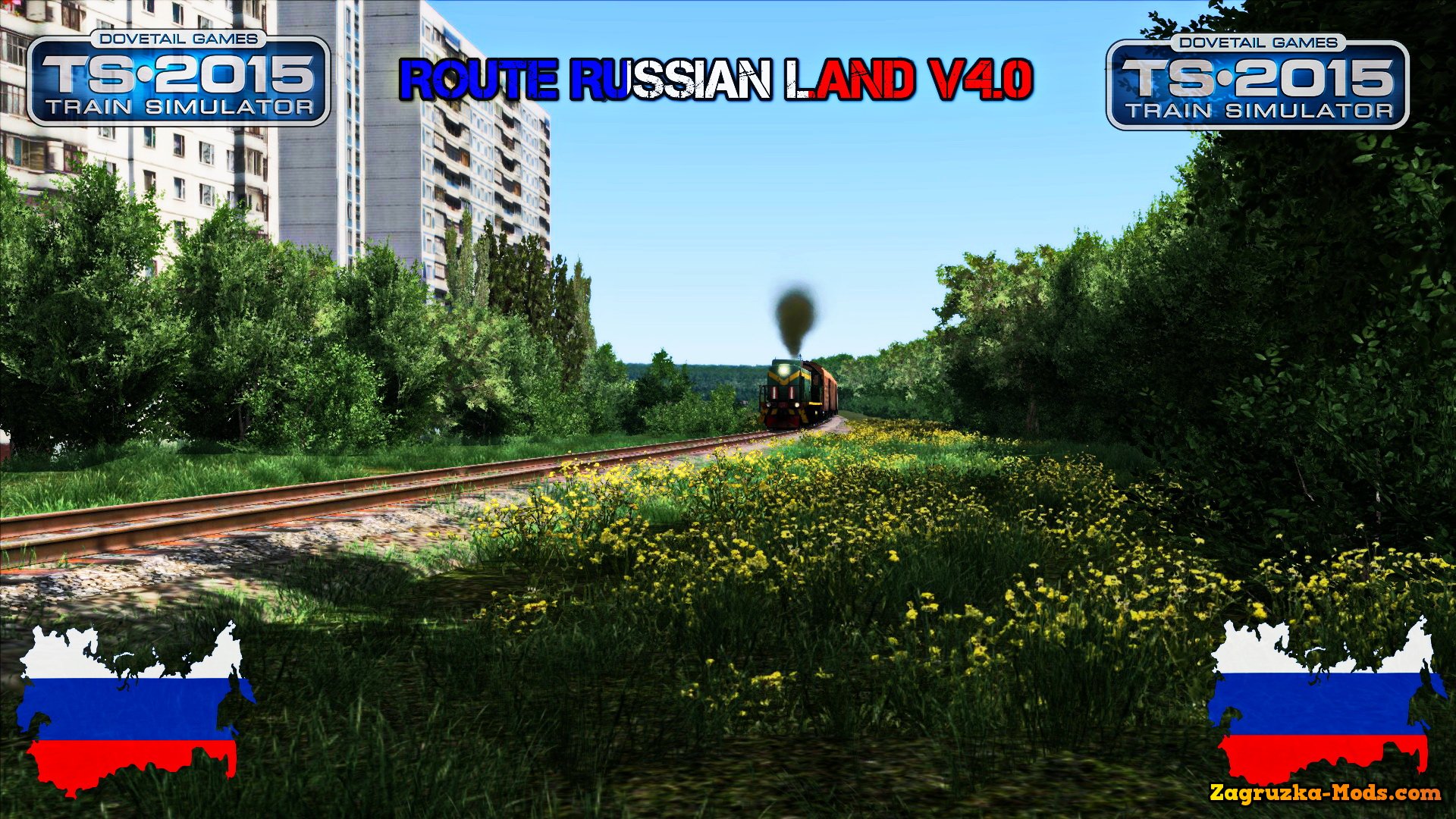 Route Russian Land v4.0 for Train Simulator 2015