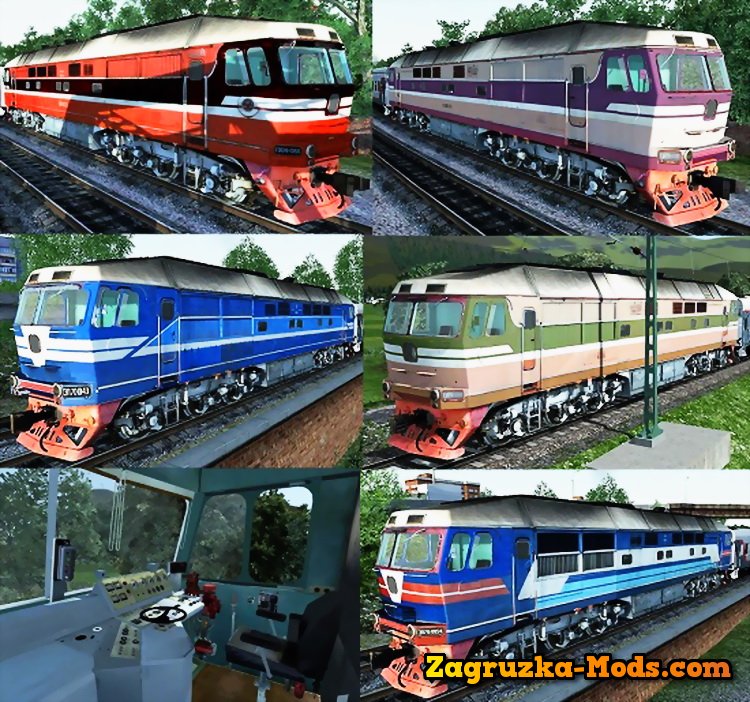 Locomotives Pack TEP70 for Train Simulator 2015