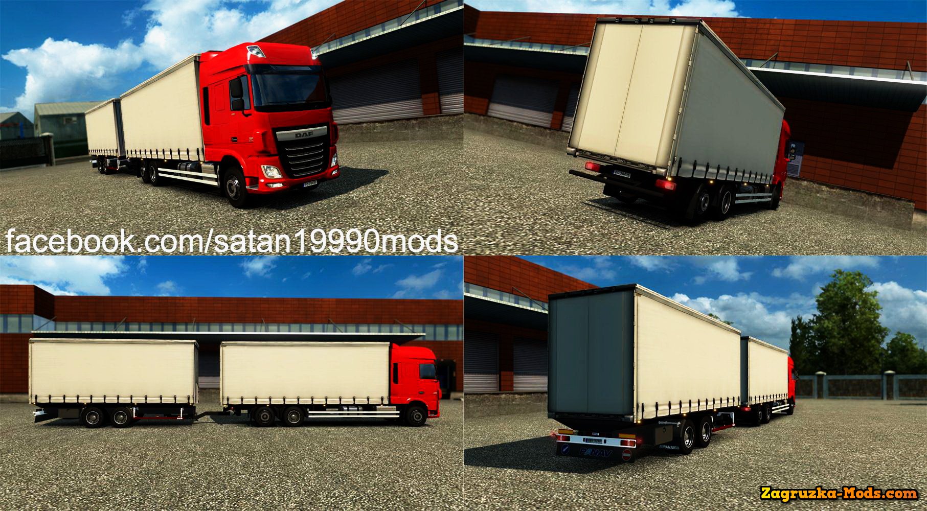 DAF XF EURO 6 Tandem v1.0 for ETS 2