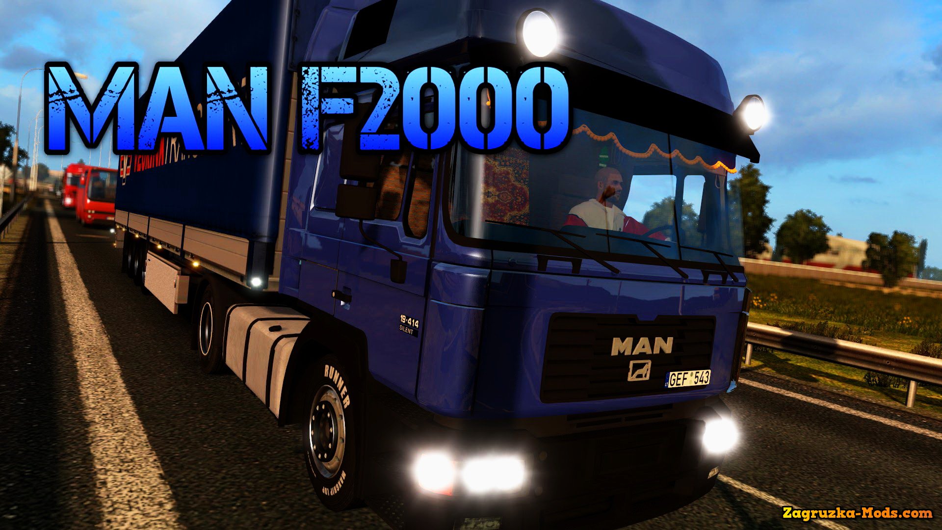 Man F2000 + Interior v1.2 for ETS 2