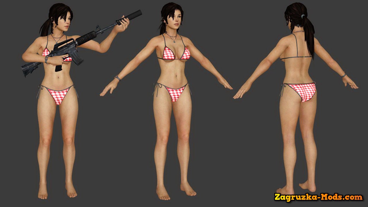 Lara Croft Bikini Skin for CS:GO