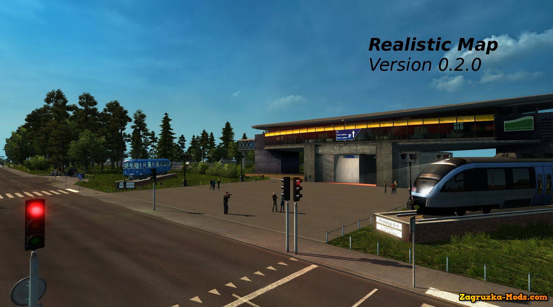 Realistic Map 0.2.0 (Alpha) for ETS 2