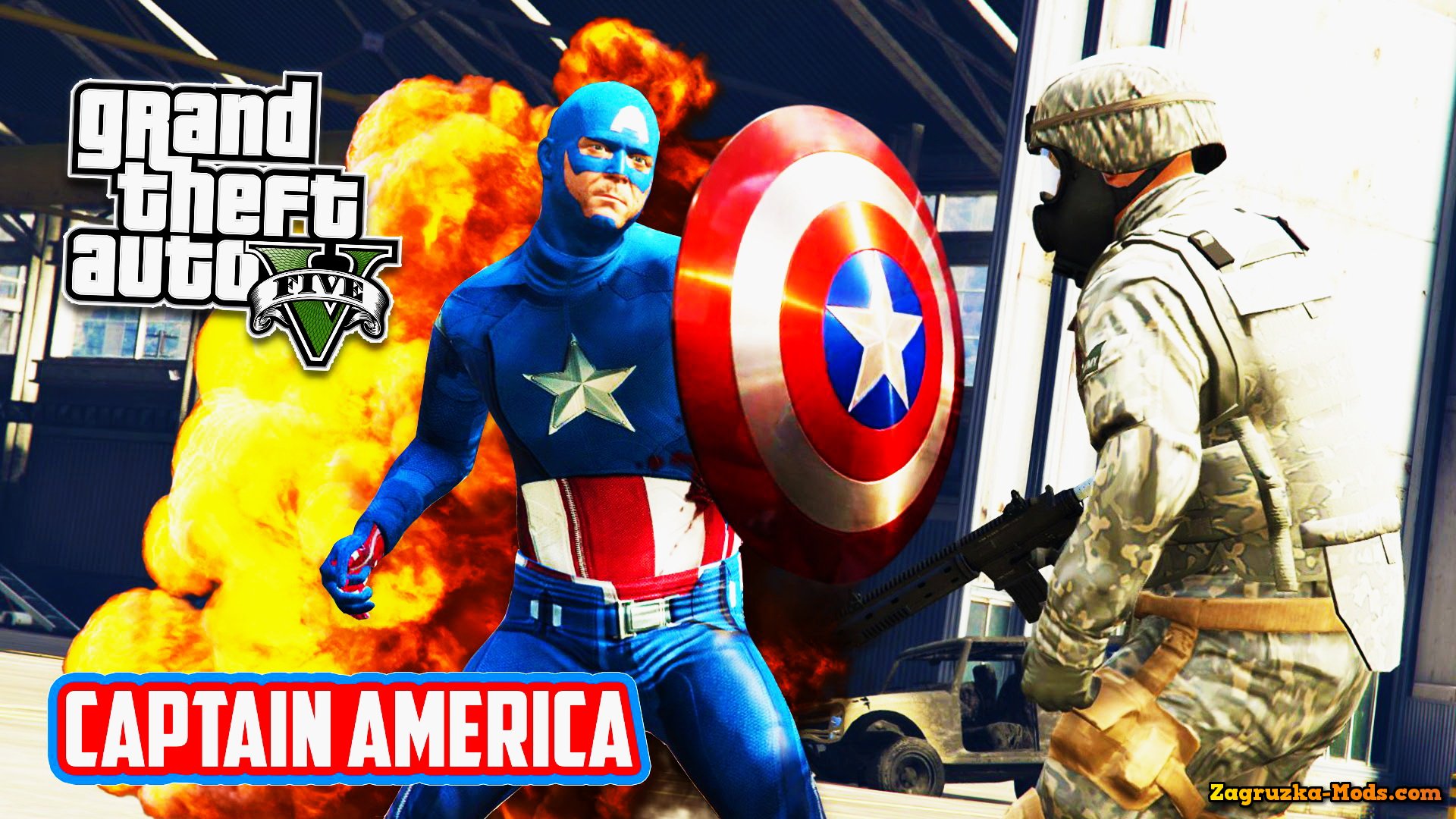 Captain America: First Avenger + Shield for GTA 5