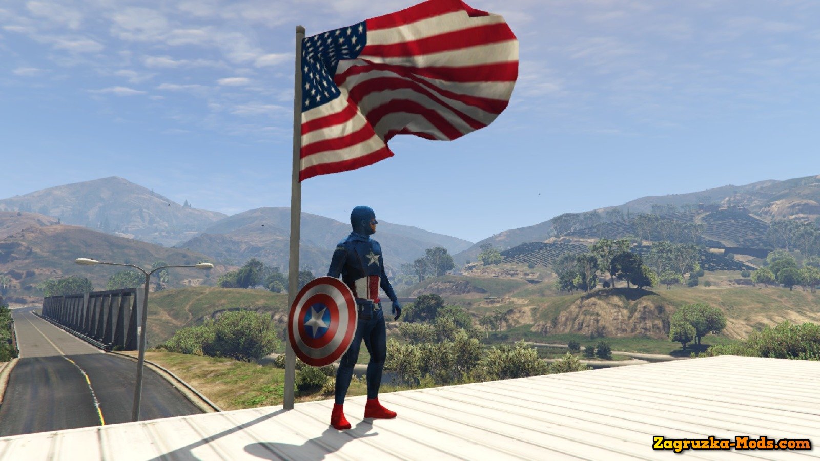 Captain America: First Avenger + Shield for GTA 5