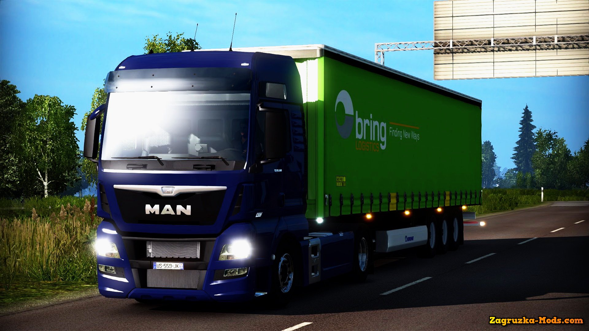 MAN TGX Euro 6 v1.2 by MADster for ETS 2