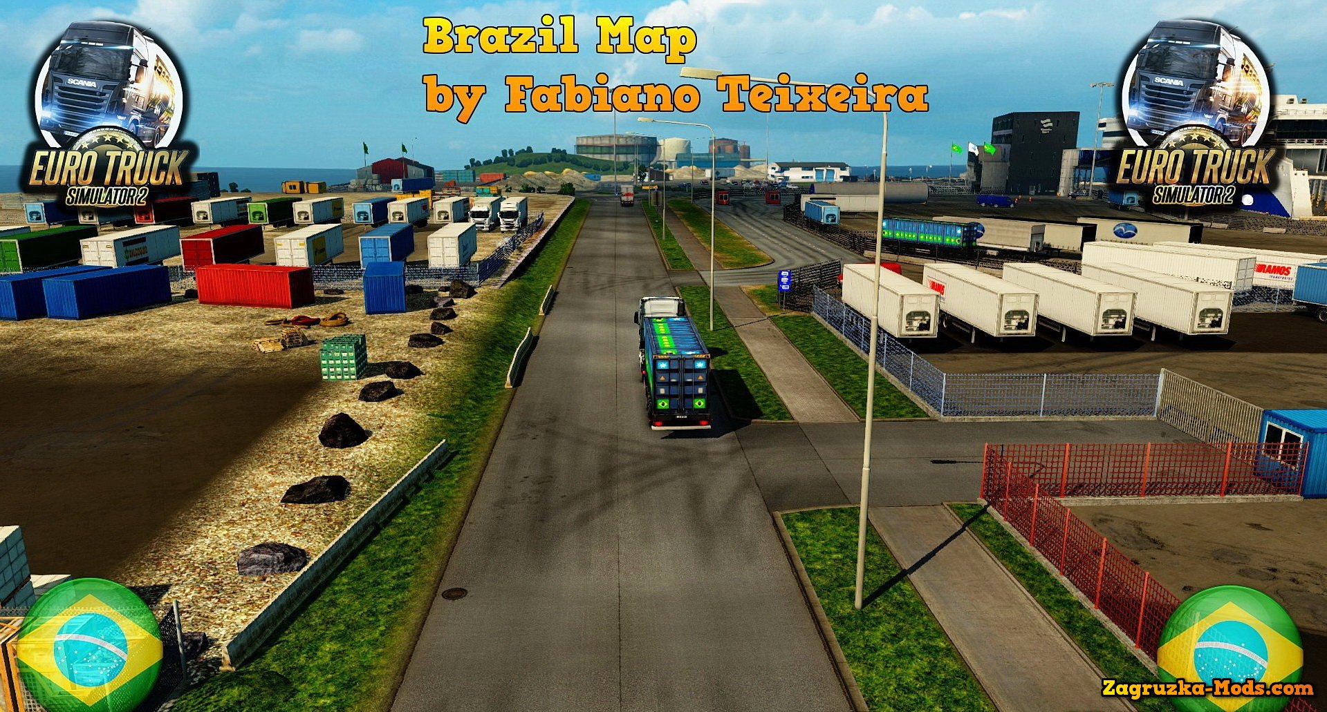 Brazil Map v5.1 by Fabiano Teixeira for ETS 2