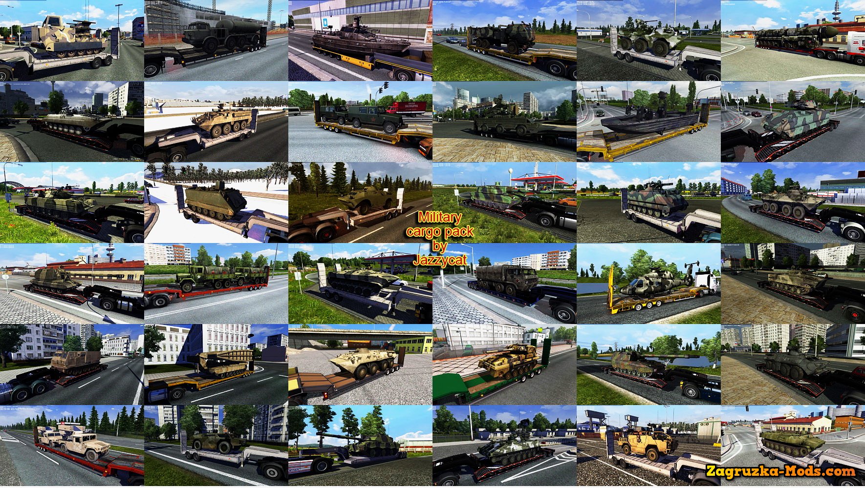 Military Cargo Pack v1.6.1 by Jazzycat for ETS 2