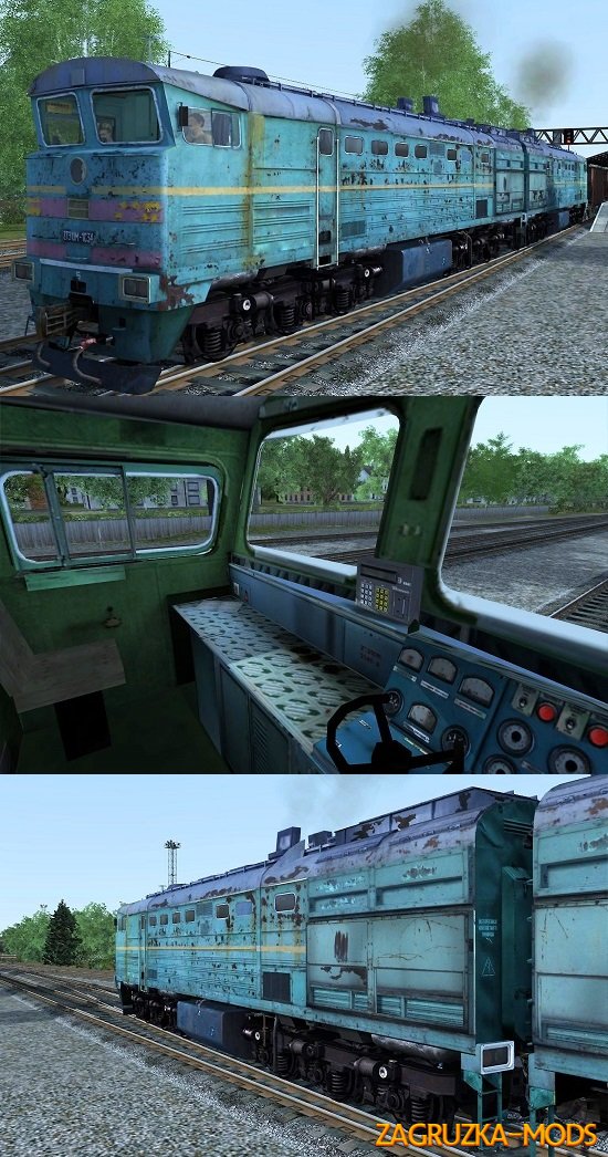 Locomotive 2TE10M 1034 for Train Simulator 2015