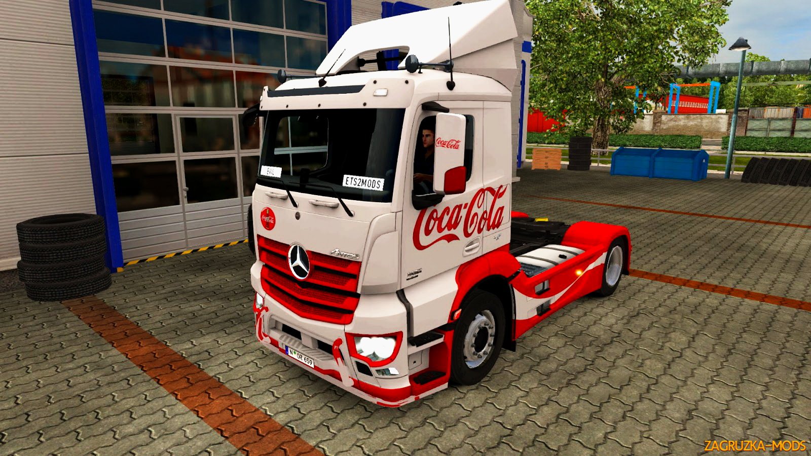 Mercedes Antos 2012 Coca-Cola skin v1.0 for ETS 2