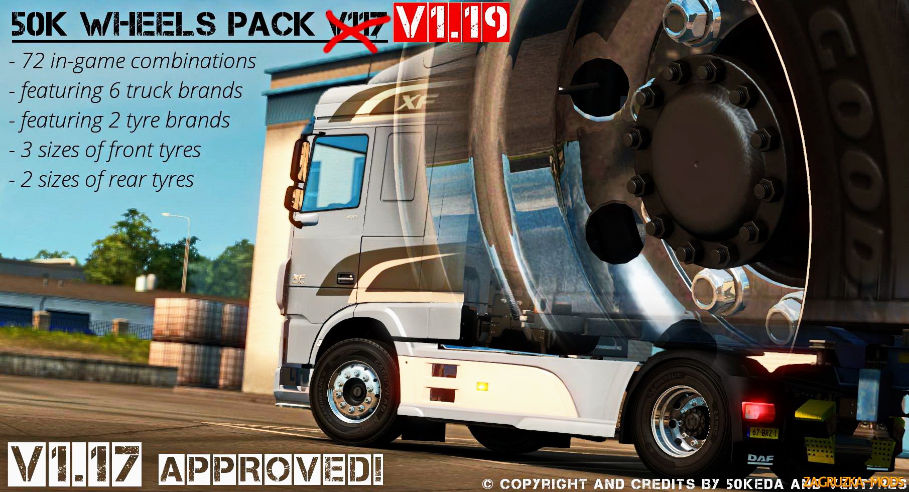 Wheels Pack by 50keda v2.0 for ETS 2