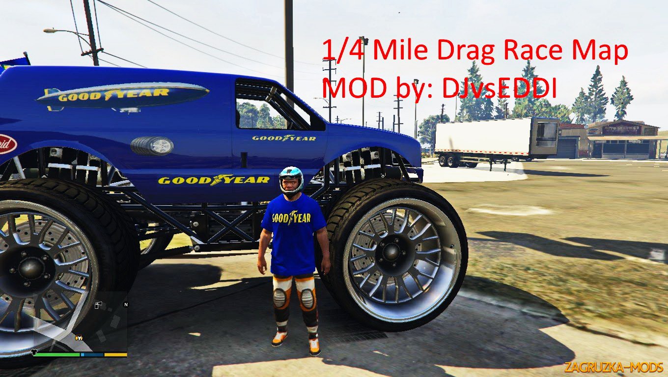 1/4 Mile Drag Race Map v1.0 for GTA 5