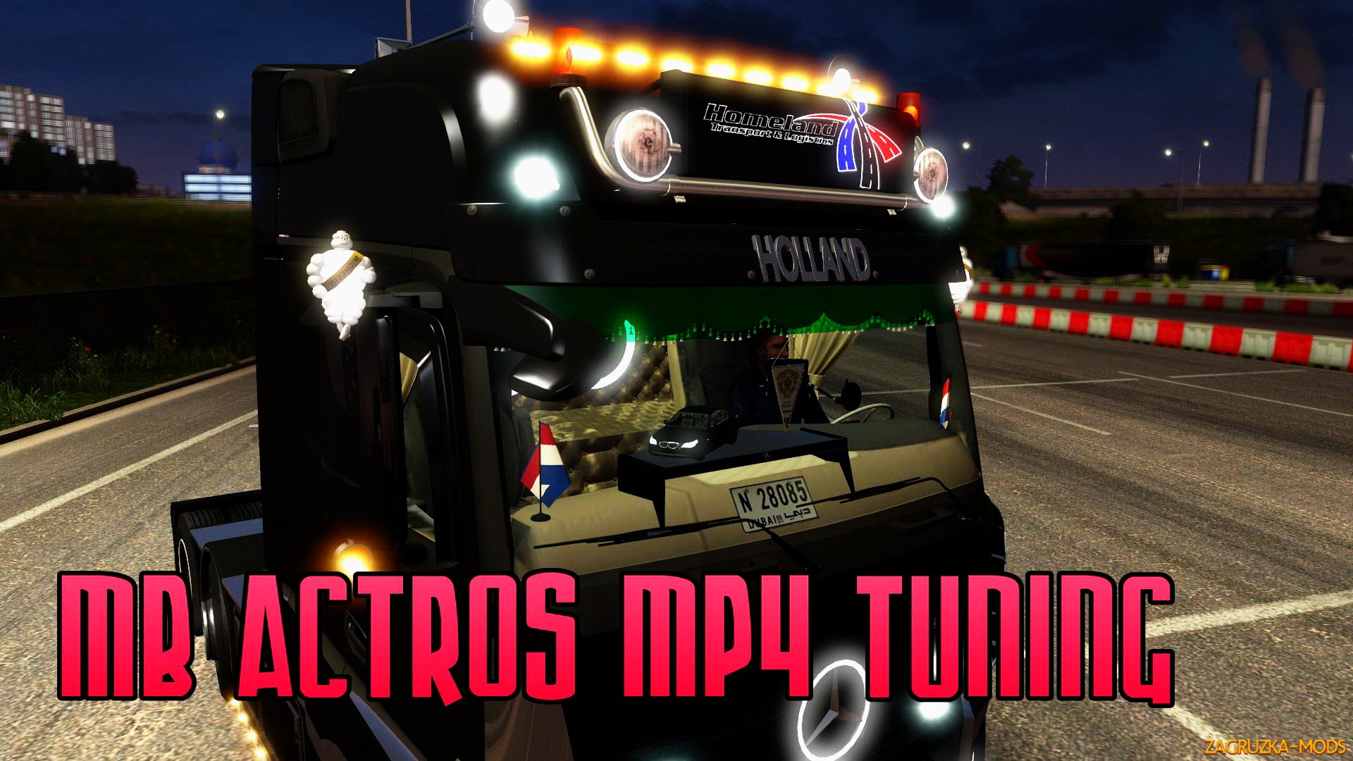 Mercedes Actros MP4 Tuning Mod (1.19.X) for ETS 2 Mercedes Actros MP4 Tuning Mod (1.19.X) for ETS 2