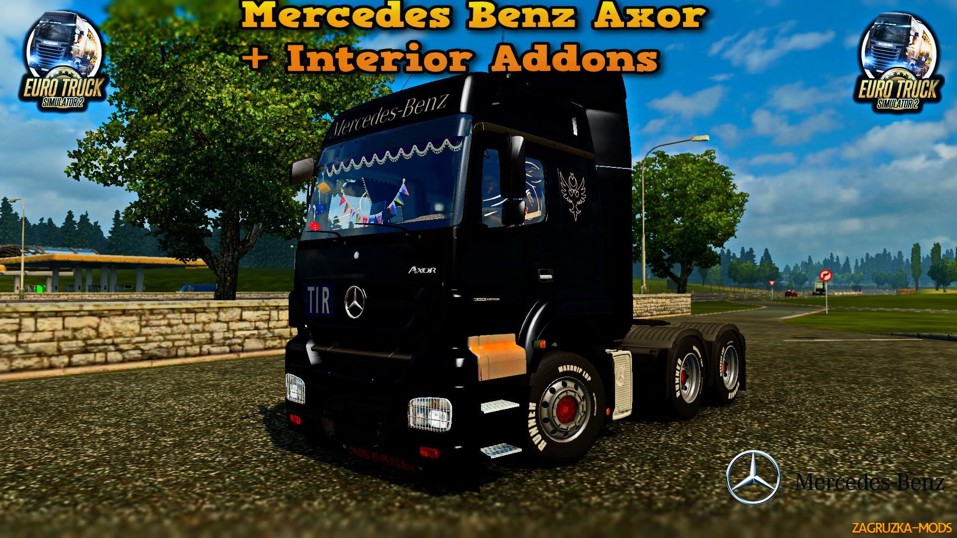 Mercedes Benz Axor + Interior Addons v1.0 for ETS 2