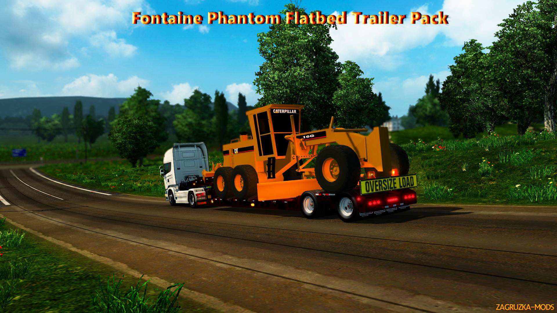 Fontaine Phantom Flatbed Trailer Pack v1.0 for ETS 2