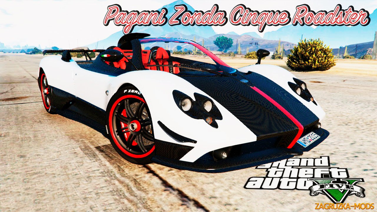 Pagani Zonda Cinque Roadster v1.0 for GTA 5