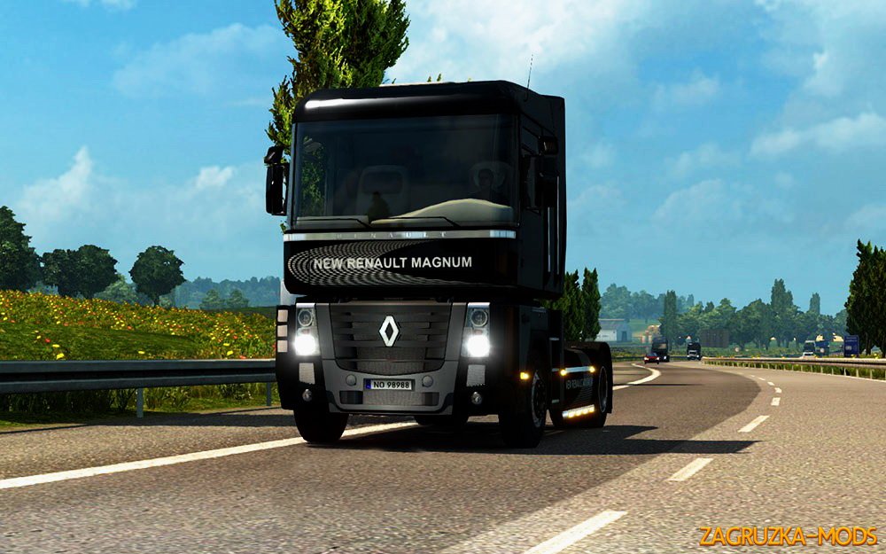 New Renault Magnum Skin + Interior v1.0 for ETS 2