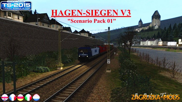 Scenarios Pack 01 "Hagen-Siegen V3" for Train Simulator 2015