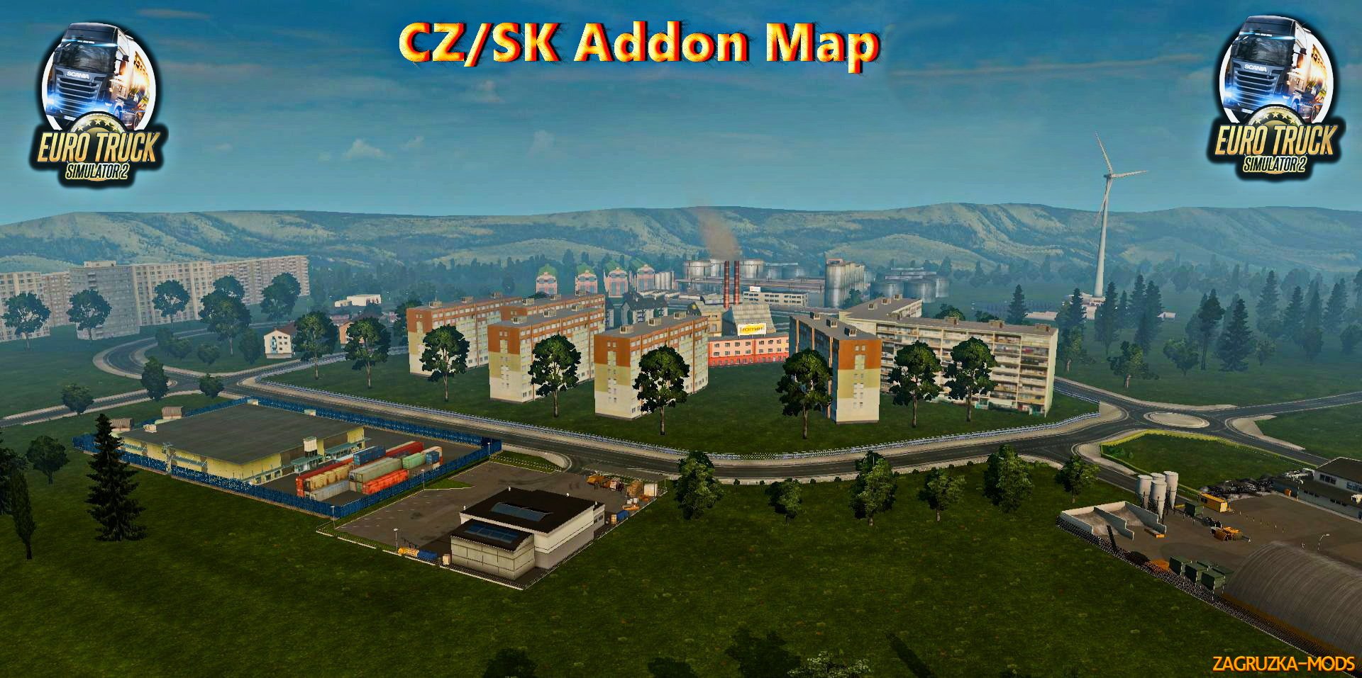 CZ/SK Addon Map v2.3 for ETS 2