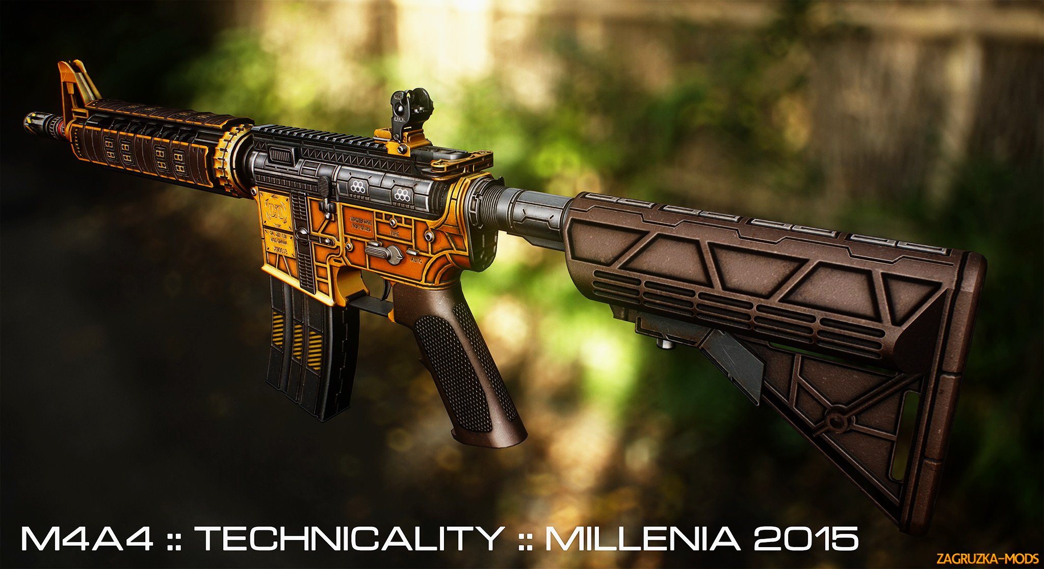 M4A4 Technicality Millenia Skin for CS:GO