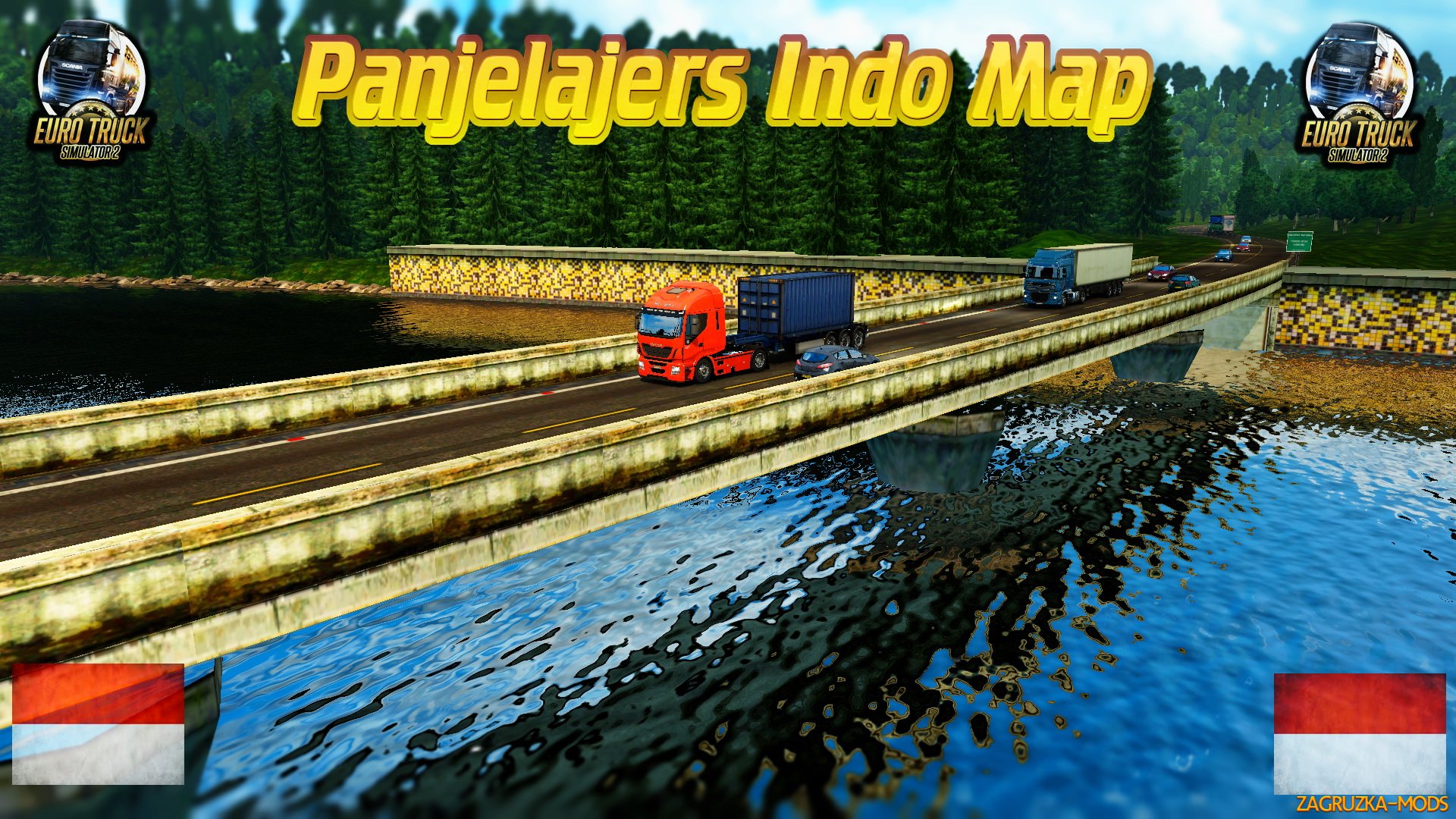 Panjelajers Indo Map v1.2 for ETS 2