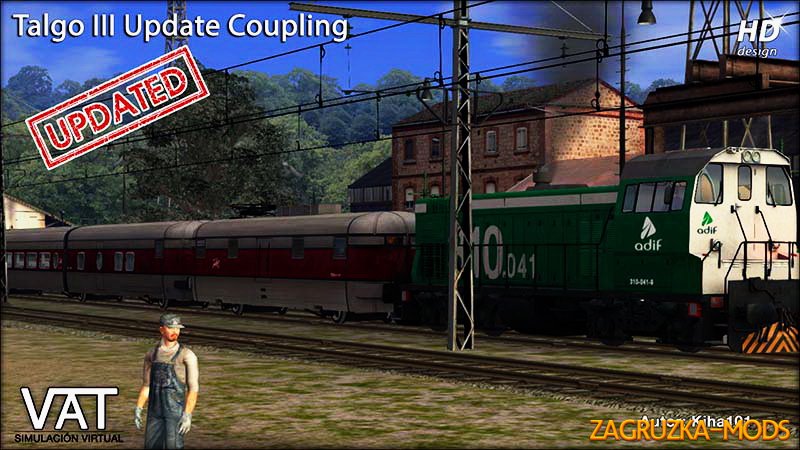 Talgo 3 Clupling Update v1.01 for Train Simulator 2015