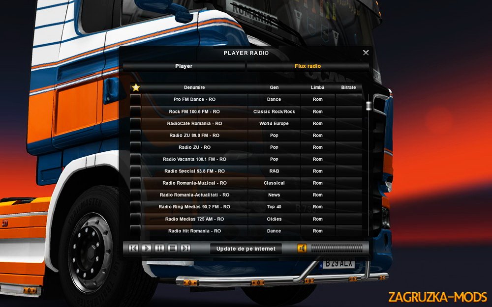 Romanian Radio Stations v1.0 by KiLLer Modding for ETS 2