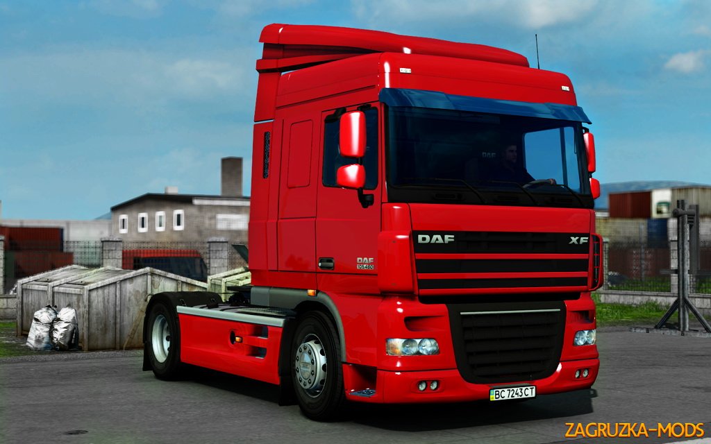 DAF XF 105 SC + Interior v1.0 for ETS 2