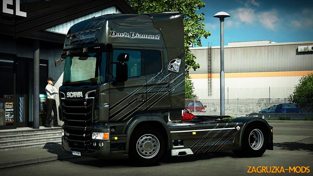 Scania R (RJL) Dark Diamond Limited Edition Metallic Skin v1.0 for ETS 2