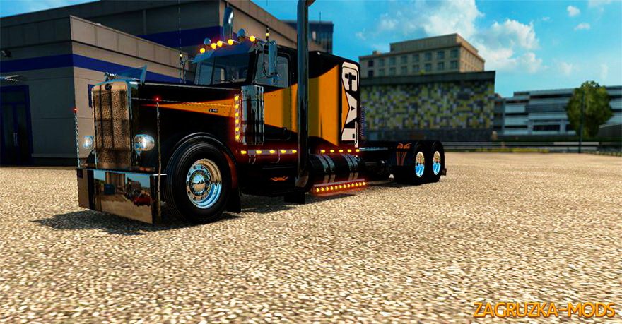 Skin CAT for Peterbilt 389 v1.0 for ETS 2