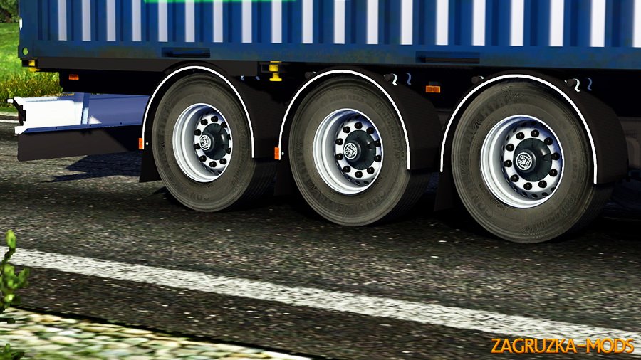 Wheels + Trailer + Axles Sound (1.21.x) for ETS 2 Wheels + Trailer + Axles Sound (1.21.x) for ETS 2