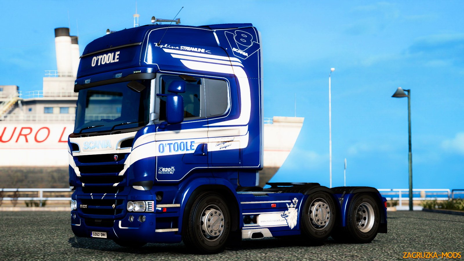 Skin O’toole Liveries for Scania RJL v1.0 for ETS 2