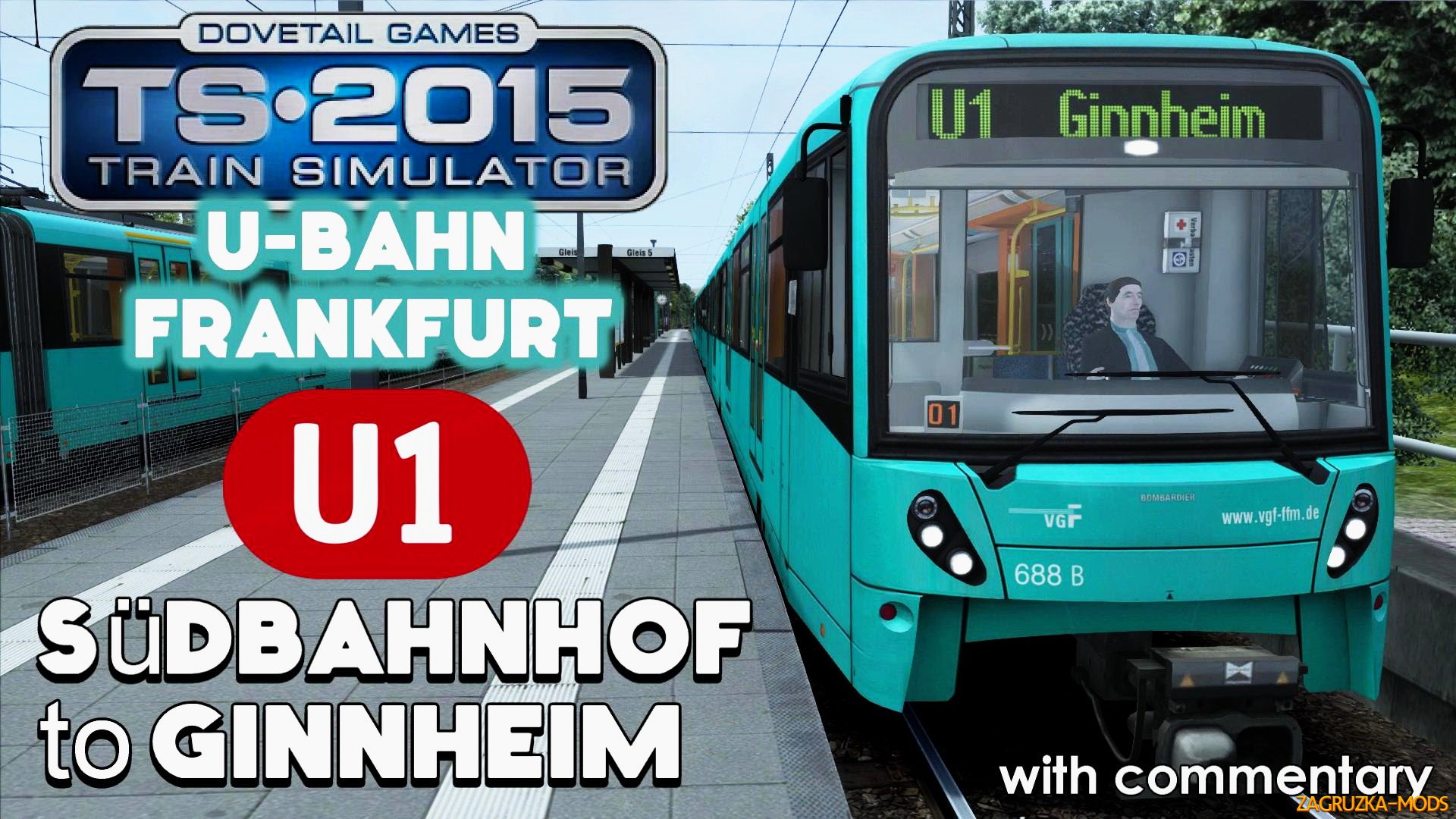 Route U-Bahn Frankfurt for TS 2015 / TS 2016