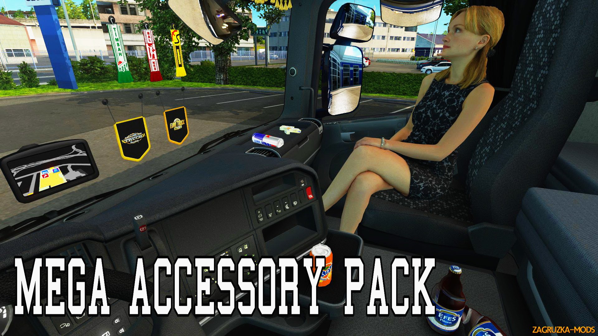 Mega Accessories Pack + Star Wars DLC v1.4 by SiSL for ETS 2