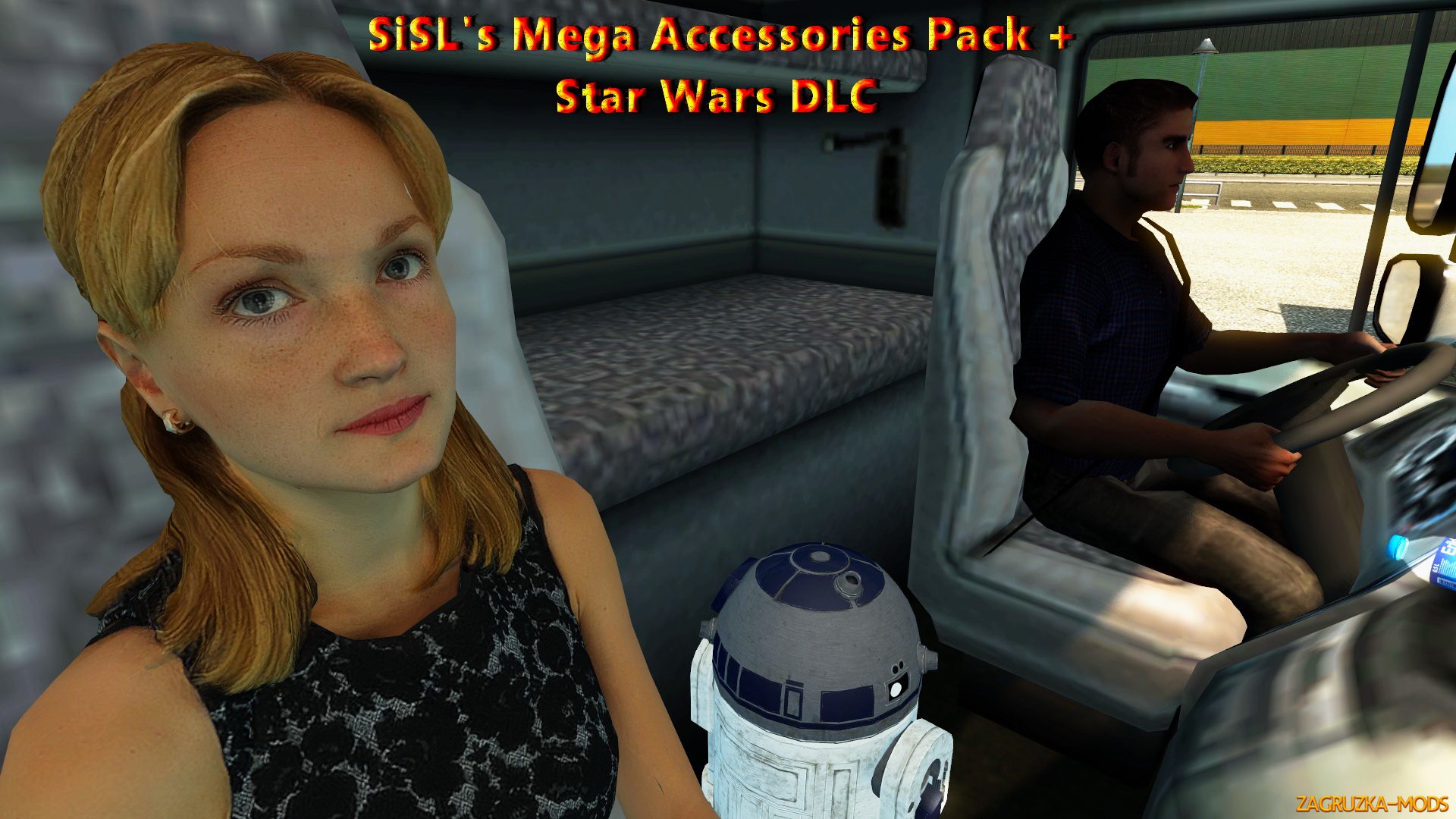 Mega Accessories Pack + Star Wars DLC v1.0 by SiSL for ETS 2