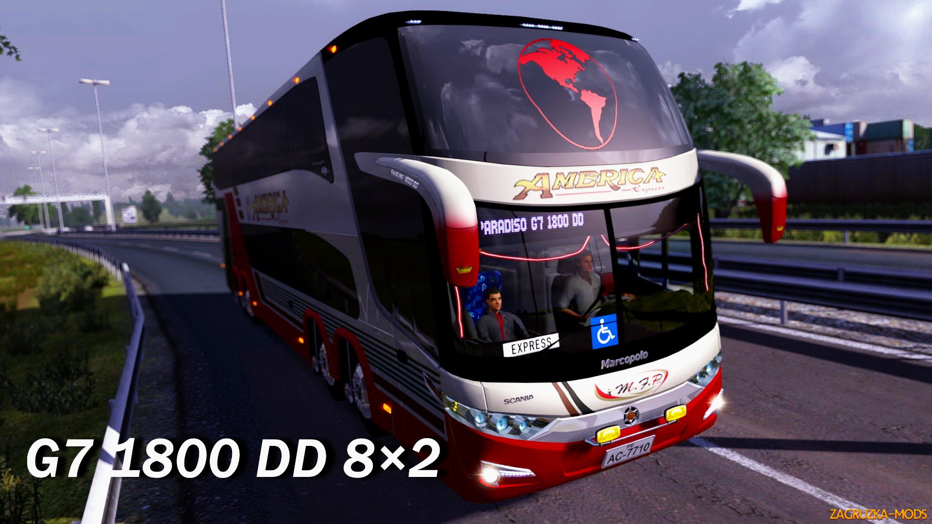 Marcopolo Paradiso G7 1800 DD 8x2 v1.0 (1.21.x) for ETS 2